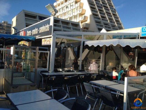Pergola pour terrasse de restaurant la Grande Motte